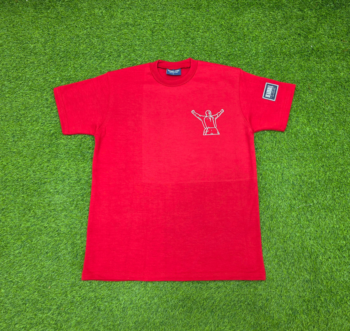 England // 1st Cap – Beckham v Greece Red Premium T Shirt