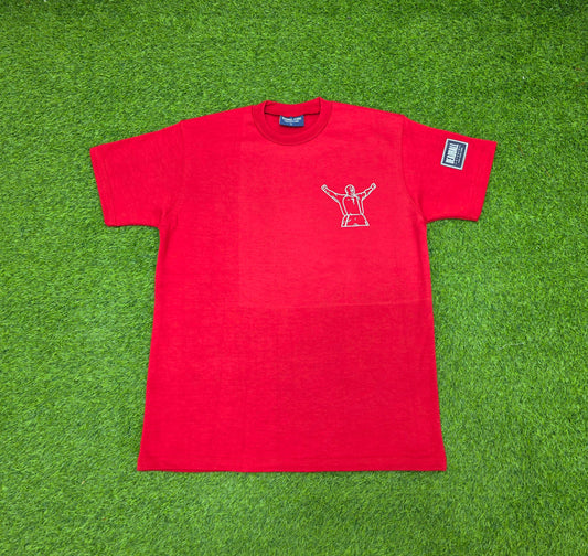 England // 1st Cap – Beckham v Greece Red Premium T Shirt