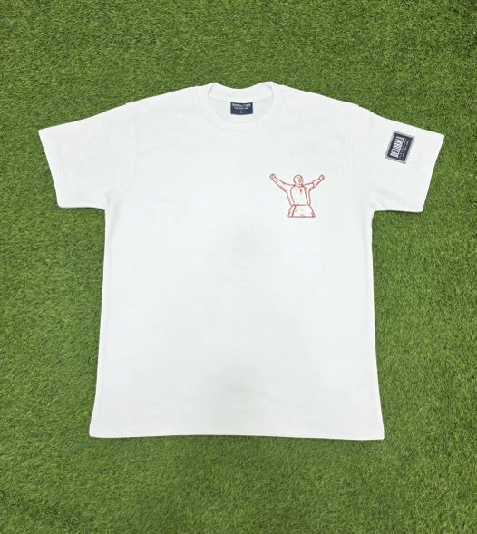 England // 1st Cap – Beckham v Greece White Premium T Shirt