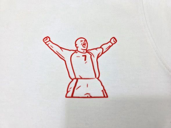 England // 1st Cap – Beckham v Greece White Premium T Shirt