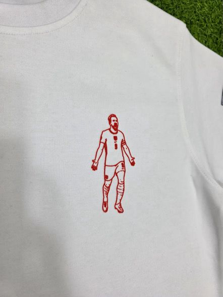England // 1st Cap – Kane Goal Celebration White Premium T Shirt